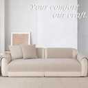 Waterproof Couch Cover for Dogs,Nonslip Sofa Cover for L Shaped Sofa,Washable Furniture Protector Pet Friendly(Coffee,36"x70")