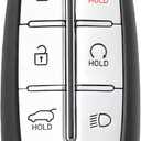 Keyless Entry Remote Control Smart Key for Hyundai Genesis GV70 2021 2022 | Alliskeys 6-Buttons Proximity Key Fob Replacement for Hyundai Genesis GV70 2021 2022 TQ8-FOB-4F36 95440-AR000
