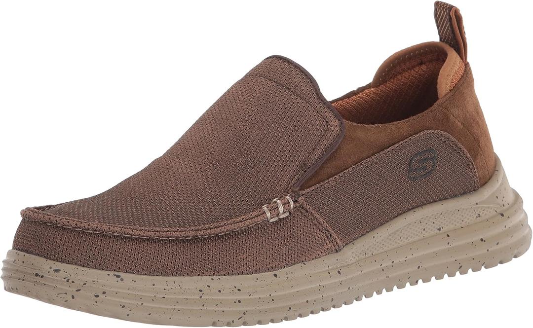 Skechers Men's Proven-Renco Loafer (12, Brn)