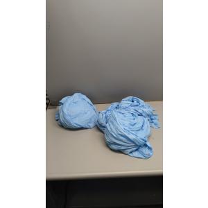 DeZerlor Baby Blue Cheesecloth Table Runner 10 Pack Summer Sheer Light Blue Cheese Cloth Table Runners Boho Gauze 120 Inches Gauze Summer Table Decorations for Wedding Bridal Baby Boy Shower Birthday