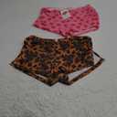 FaroDor 2-Pack Cute Micro Pajamas Shorts for Women Low Rise Side Slit Sleepwear Short Ruched Lounge Shorts Pj Bottoms Medium