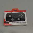 IINE Retro Pocket Wireless Game Controller  Compact Gamepad with Hall Effect Joysticks, Customizable Buttons, 1000Hz Polling Rate  Compatible with PC, Switch, Mobile, Steam Deck, Tablet (Black)