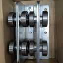 4 Wheel Heavy Duty Trolley Assembly Roller for Barn Doors or Shed Sliding Doors, Compatible with 1-5/8" Wide or All 1-5/8" or Taller Strut Channel(2 Packs)