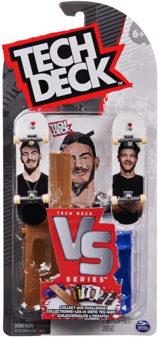 TECH DECK Vs Series Plan B Skateboard Fingerboard, Obstacle & Challenge Card Set