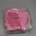 Grencian 96 Pcs Hot Pink Party Supplies Holographic Print Hot Pink Plates and Napkins Tableware Set for Girls Women Birthday Sprinkle Wedding Bachelorette Bridal Shower Decorations Serves 24