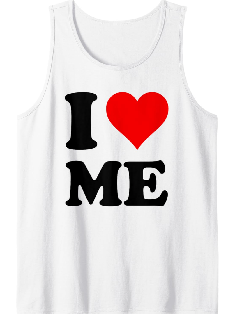 I Love Me Tank Top, Women Small