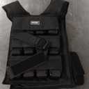MVRK Weighted Vest for Men Heavy Duty Rucking & Strength Training Vest with Removable Iron Weights, Adjustable 15100lbs, No-Bounce Design for Calisthenics, HIIT & Functional Fitness