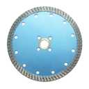 JDK 6 Inch Diamond Saw Blade for Granite, Marble, Quartz & Stone - Professional Continuous Rim Turbo Cutting Wheel for Angle Grinder & Masonry Saw - Fits 7/8" and 5/8" Arbor (JDK1801C)