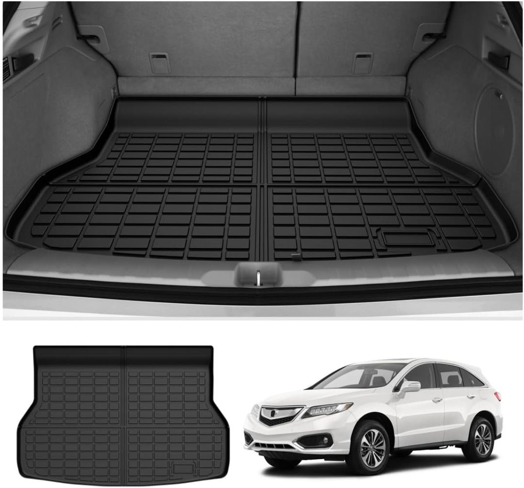 RDX Cargo mat - Trunk Mat for Acura RDX 2013-2018, All Weather Trunk Mat for RDX Accessories, Heavy Duty Rubber Mats, Car Accessories