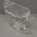 Elsjoy Plastic Drink Dispenser with Spigot, 1.2 Gallon Beverage Dispenser Cold Drink Container for Iced Tea, Lemonade, Fridge, Bar, Party, Lock Lid