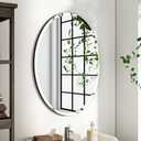 KOHROS Bathroom Mirrors for Over Sink - Oval Frameless Mirror - Beveled Polished Wall Mirror for Bathroom, Vanity, Bedroom (18" W x 24" H Oval) (17.7"L x 23.6"W)