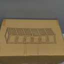 Shoe Storage Organizer Box 6-Tier Foldable Collapsible Stackable Shoe Rack Bins, Fit Size 12, No Assembly, for Men and Women