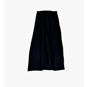 Women's High Elastic Waist Midi Skirt Casual Summer Boho Beach Trendy Tie Front Flowy Ruffle Floral Print A line Skirts 62 Black  XL
