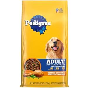 Pedigree Complete Nutrition Adult Dry Dog Food, Roasted Chicken & Vegetable Flavor, 3.5 lb. Bag, Pack of 2