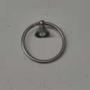 Charlotte Towel Ring, Satin Nickel by Stone Harbor Hardware