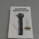 Pore Vacuum Blackhead Remover, Blackhead Extractor with 3 Adjustable Suction Levels, 5 Probes, Blackhead Remover Tools for Women and Men (Black)