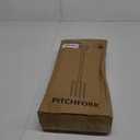 GARDENWORK Garden Fork,Pitchfork for Garden Digging Compost Spading,4-Tines Pitch Fork with Steel Handle and Strengthen Fork Head 45inches (with Protective Gloves)