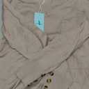 WIHOLL Lightweight Sweaters for Women Long Sleeve V Neck Knit Outfits with Decorative Buttons (Medium)