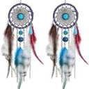 Punk Vintage Long Tassel Feather Beads Drop Wolf Tooth Pendant Earring Fish Hook Earrings Suitable to Wear At All Times