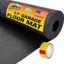 Armor All Garage Floor Mat (17' x 7'4"), Waterproof Garage Flooring, Absorbent, Premium Oil Spill Resistant Garage Pad, Durable, Protects Surfaces (Includes Double Sided Tape) (USA Made)