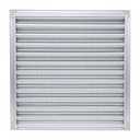 [1 Pack] Fits 24x24 Wall Opening Anodized Aluminum Exterior Wall Vent by Handua | Gable Shed for Crawlspace, Outdoor, Doors, Attic | Wthrproof, Rain&Rust Proof, Water Rest. Grille Overall 24x24 