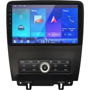 2+64G Car Radio for Ford Mustang 10 inch Touch Screen 2010 2011 2012 2013 2014 Stereo,Wireless Carplay/WiFi/Bluetooth/EQ Audio/Andriod Auto/AM/FM/AHD Camera