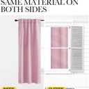 NICETOWN Blackout Curtain Panels for Living Room - (Rouge Pink Color) 29x30 inch, 2 Panels Set, Room Darkening Blackout Drapes for Window