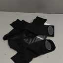 Yilanmy 12 Pairs Sheer Socks Ankle High Run Resistant 20D Thin Nylon Socks for Women (Black)