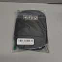 Electronic Organizer Bag Cable Organizer Travel Cord Organizer Case Pouch Portable Carrying Case for Charger Hard Drive Earphone USB SD Card (Black)