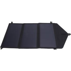 lyrlody 30W Foldable Solar Panel with PD Fast for Phones Tablets and 12V Car Battery, Camping Charging Kit with USB Type C Port