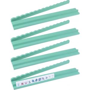 Leinuosen 4 Pcs Wooden Mahjong Rack with Pusher 4 Set Magnet American Mahjong Rack Magnetically Attached Pusher Painted Holder for Player Gift Family Game Night