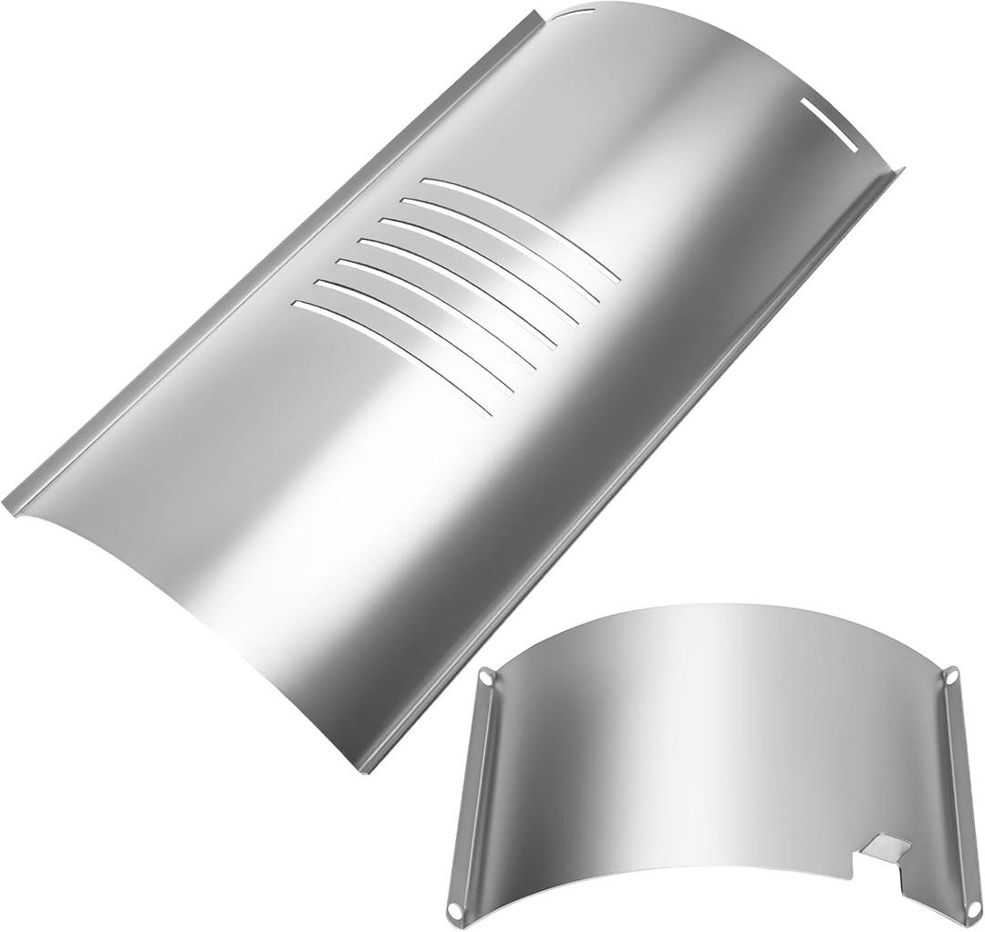 Flame Broiler Kit for Pit Boss 820 Series Pellet Grill Parts, Flame Broiler Slide Cover and Bottom Kit Grill Replacement Parts for PB820PS1 PB820FB PB820S