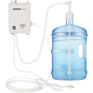 Bottled Adjustable Drinking Water Pump System Single-Tube Power 25W, Bottled Water Dispensing 2L Flow Electric Water Pump for 5 Gallon Bottle Water for Coffee,Refrigerators,Ice Maker,Faucet