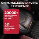 FREESOO Car Seat Covers Front Seats - Luxury Breathable Waterproof Faux Leather Car Seat Cover Protectors with Lumbar Support, Universal Fit for Most 5 Seats Vehicles Sedans Hatchbacks Pick-ups, Black