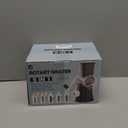 Ourokhome Rotary Cheese Grater Hand Crank, Kitchen Shredder Speed Mandolin Slicer Ice Shaver with Handle and Drum Blades for Cheese, Vegetable, Nuts, Chocolate, Potato, Carrot, 5 Blades, Black