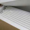 Klyyo 10 Pcs 4 ft Beadboard PVC Wall Panels, Waterproof Shiplap White