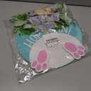 3D Easter Door Wreaths Decorations, Easter Bunny Wreaths Sign for Front Door, Wooden Door Hanger Sign with Bow Home Rustic Farmhouse Decoration Outside Indoor (Easter)