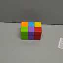 Magnetic Building Blocks Large, 1.65 inch Magnetic Stacking Cubes for Toddlers, Sensory & Montessori Toys for Boys & Girls 1 2 3 Years Old (12 PCS) (Multicolor - 12 Pieces)