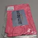 LYANER Women's Casual Mock Neck Short Sleeve Irregular Hem Loose Blouse Long Shirt Top Rose Medium