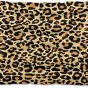 xigua Leopard Pattern Dog Bed Cat Bed Case, Ultra Soft Rectangle Comfortable Pet Bed, Cute Calming Dog Bed for Small Medium Dogs, 24x18in