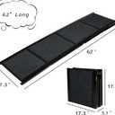Ashfield & Harkness: Felt Dog Ramp - 63 x17, Black, Foldable & Portable, Metal Frame, Non-Slip, Stairs Alternative for Car-SUV-Truck, Pets 250lbs Cap