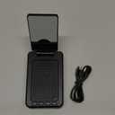 Cell Phone Stand with Wireless Bluetooth Speaker and Anti-Slip Base HD Surround Sound Perfect for Home and Outdoors with Bluetooth Speaker for Desk Compatible with iPhone/ipad/Samsung Galaxy (Black)