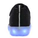 AoSiFu Kids Light Up Shoes Toddler Girls Boys Breathable Led Flashing Sneakers USB Charge black26