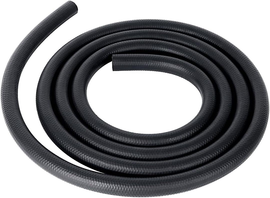 LokoCar Rubber Fuel Hose Line Push Lock 3/4" ID SAE 30R7 NBR 5ft 300PSI Black