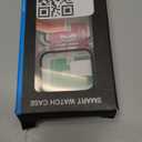 2 Pack Case with Tempered Glass Screen Protector for Apple Watch SE(2023) Series 6/5/4/SE 40mm,JZK Slim Guard Bumper Full Coverage Hard PC Protective Cover HD Ultra-Thin Cover for iWatch 40mm,Clear