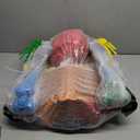 JOYIN 5.6 FT Halloween Posable Life Size Skeleton, Full Body Realistic Bones with Movable Joints, Rainbow Color Giant Skeletons for Halloween Decoration Outdoor, Haunted House Prop, Spooky Scene Party