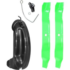 MGWILL 42" Mulching Kit with Blade Compatible with MTD Cub Cdet RZT-42 Troy-Bilt Craftsman 631-05195A, 19A70041, 942-0616, 742-0616