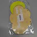 Wooden Baby Sleeping Sign, Cloud and Moon Door Hanger, Nursery Room Decor, Yellow and Beige