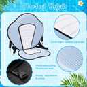 Vinsot Kayak Paddle Board Seat Back Support, White and Blue