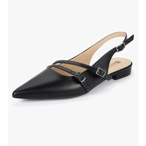IDIFU Women's Flat Shoes Pointed Toe Strappy Slingback Ballet Flats Wedding Office Work Bridal Formal Dress Shoes for Women Dressy Comfortable Cute Trendy Ladies Flats 10